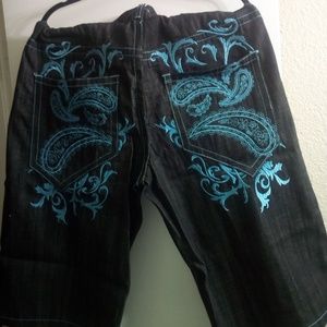 Red Ape Jean Shorts